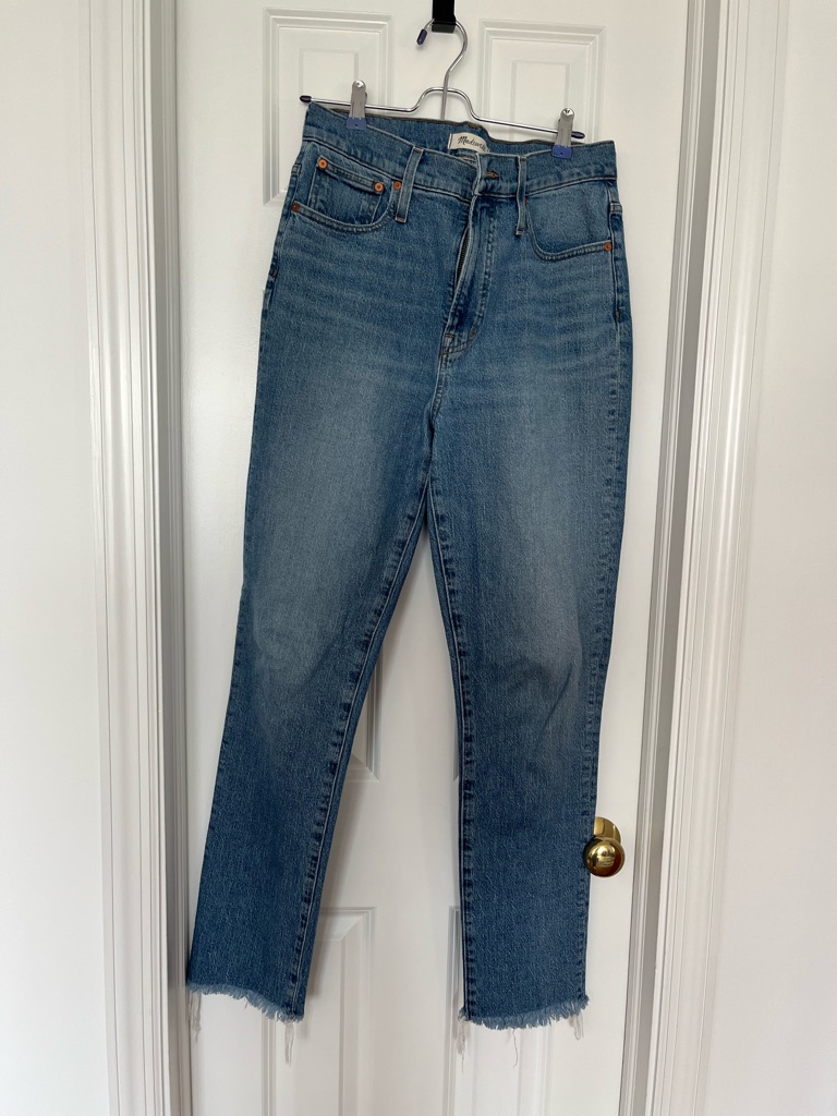 Madewell The Perfect Vintage Jean In Enid Wash: Raw-Hem Edition - Size 29t